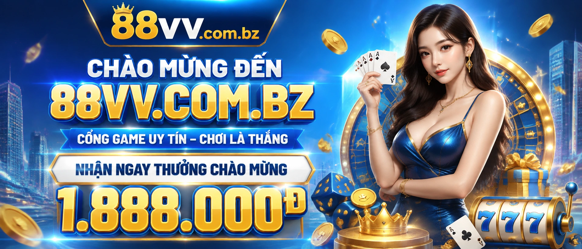 Banner 88vv casino trực tuyến