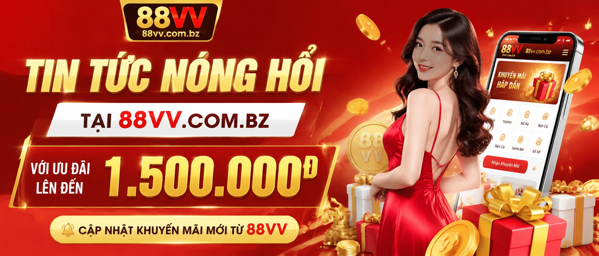 Nạp tiền 88VV nhanh chóng | Casino, Nổ Hũ, Bắn Cá banner