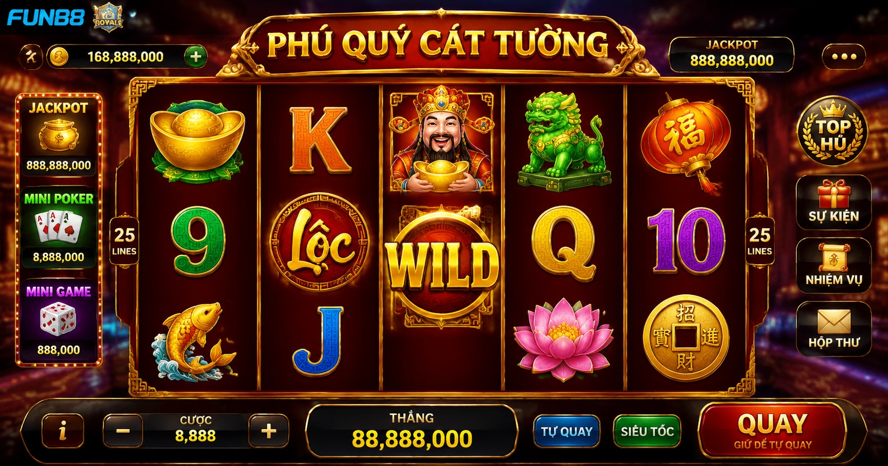Slot game Fun88 - Trò chơi hấp dẫn tại nhà cái uy tín - image 1